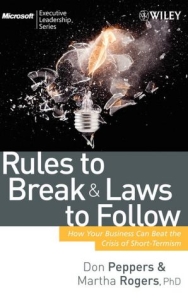 Rules to Break and Laws to Follow by Don Peppers - customer strategy and innovation for corporate and marketing conference...