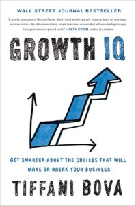 Growth IQ book cover by Tiffani Bova