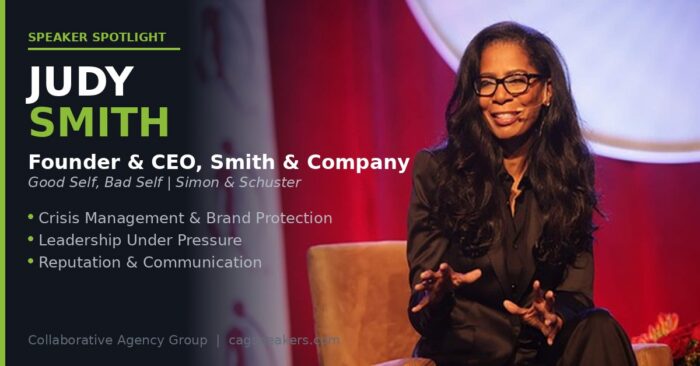 Judy Smith keynote speaker on crisis management and reputation protection